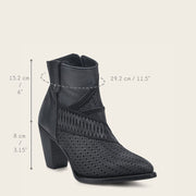 Botín casual en piel genuina para dama Botas y Botines 