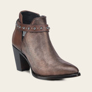 Botín en piel genuina de carunga para dama Botas y Botines 