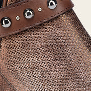 Botín en piel genuina de carunga para dama Botas y Botines 