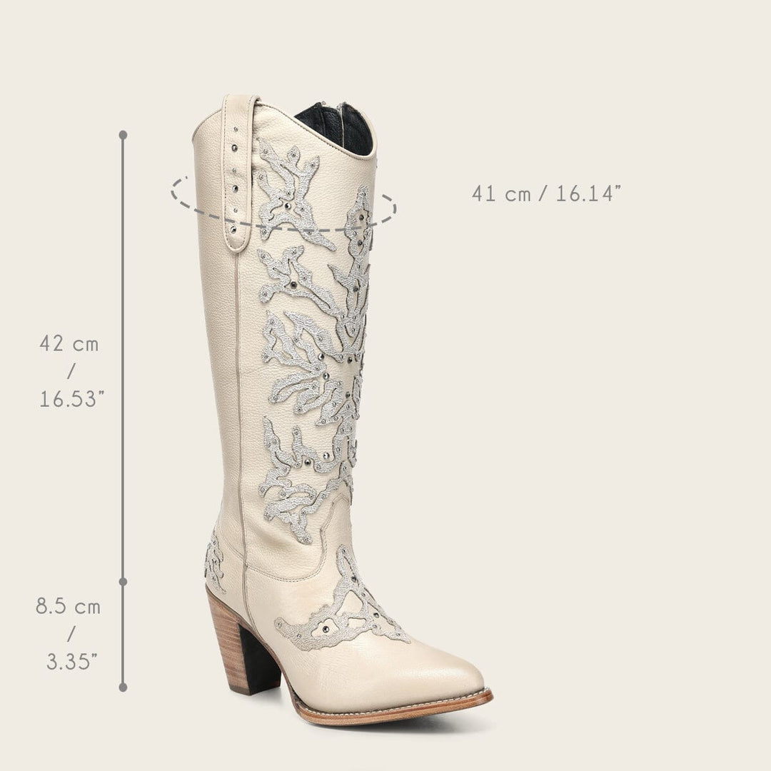 Bota casual en piel genuina para dama Botas y Botines 