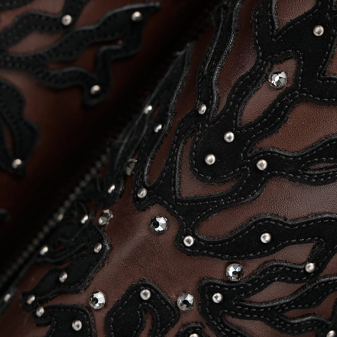 Bota casual en piel genuina para dama Botas y Botines 