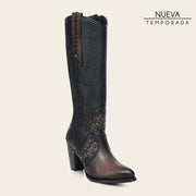 Bota casual en piel genuina para dama Botas y Botines 