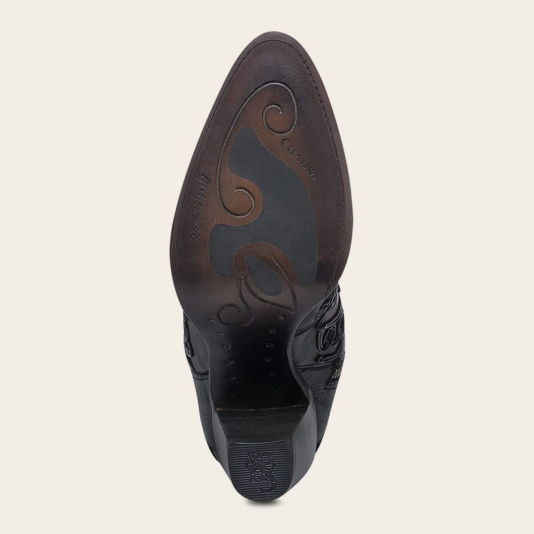 Bota casual en piel genuina para dama Botas y Botines 