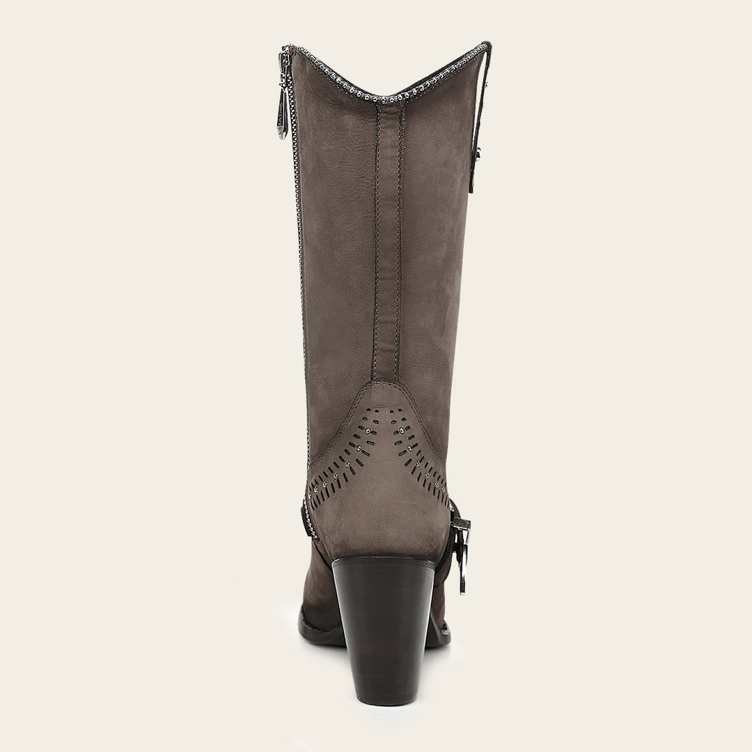 Bota en piel genuina  para dama