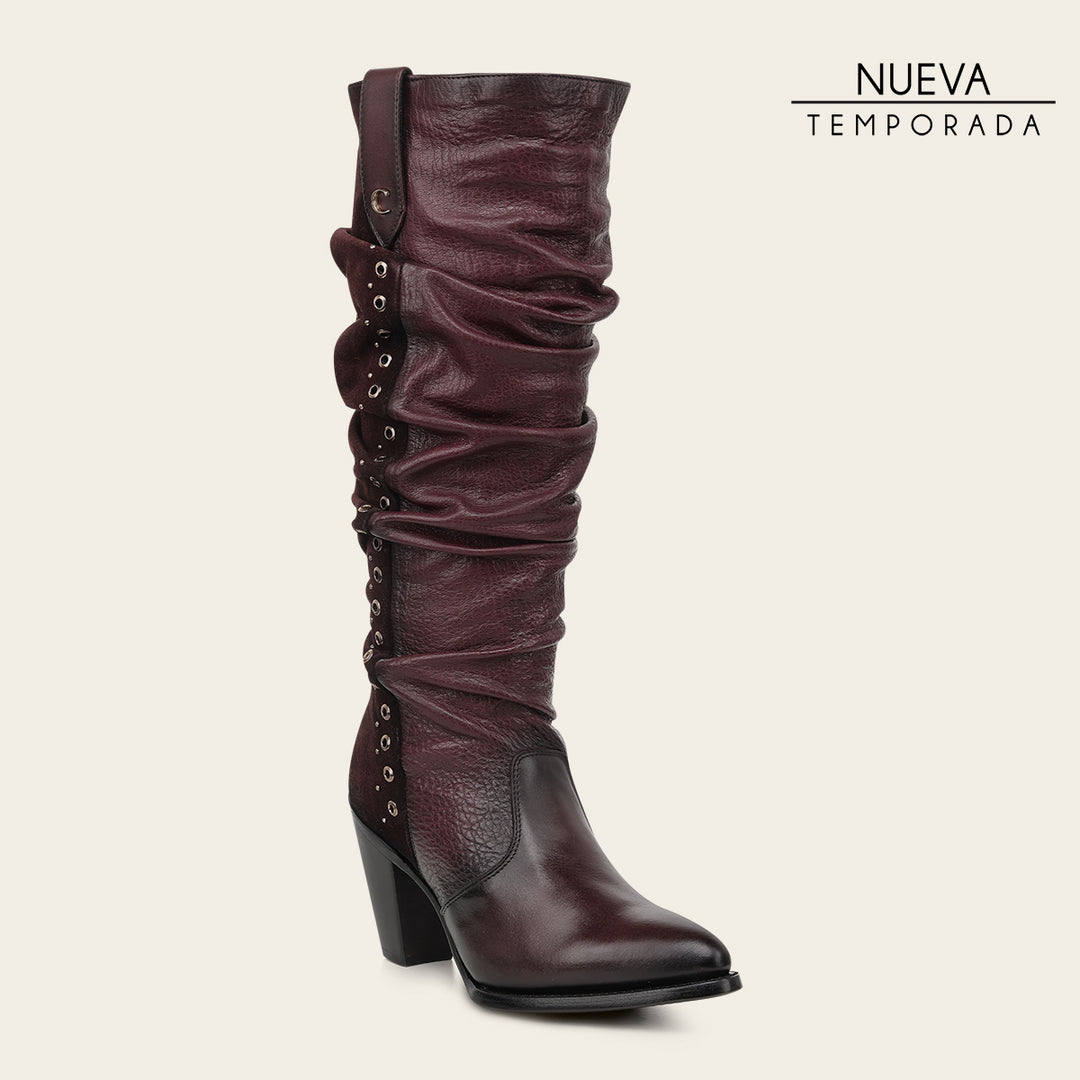 Bota casual para dama en piel genuina de bovino