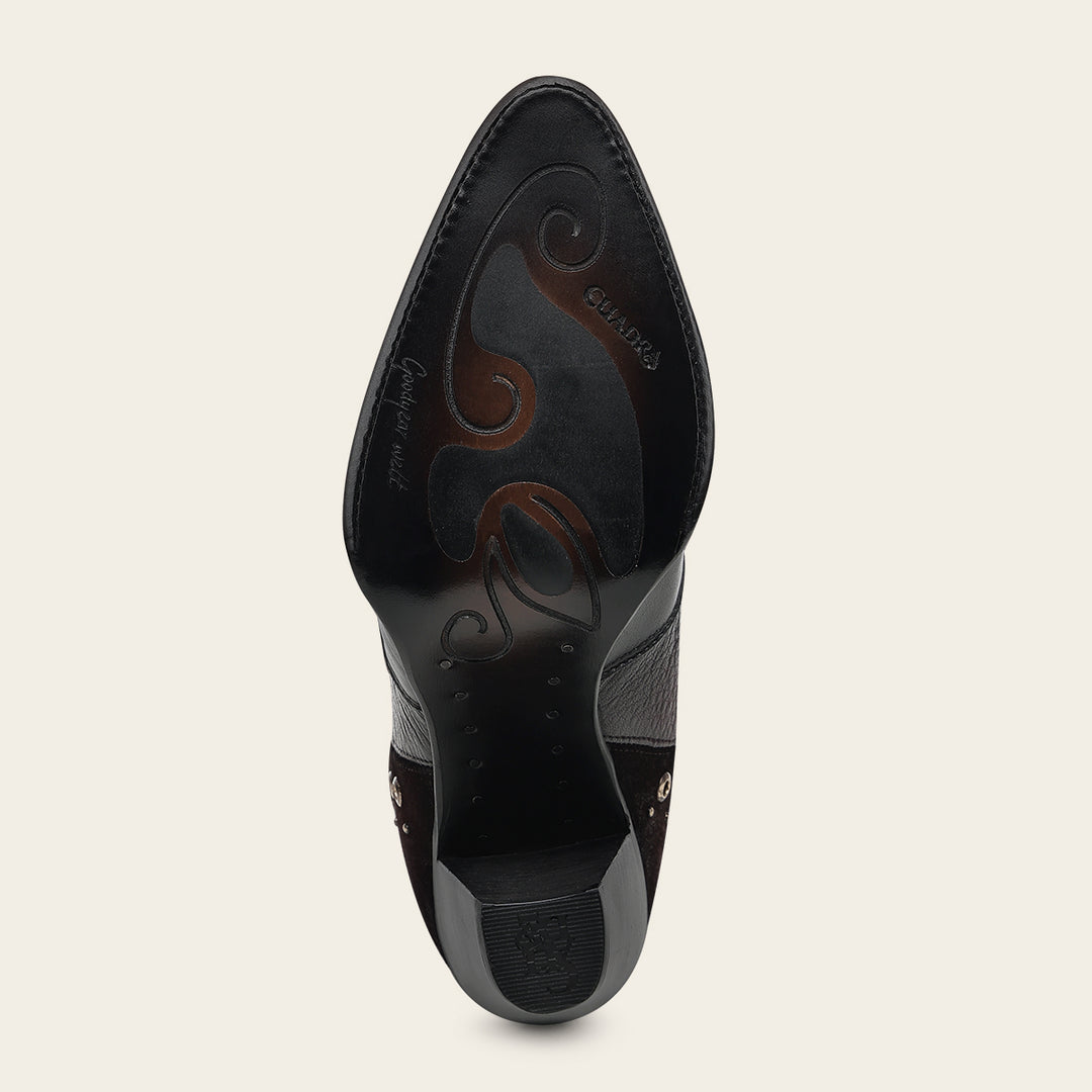 Bota casual para dama en piel genuina de bovino