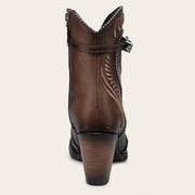 Botín tradicional en piel genuina para dama Botas y Botines 