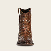 Botín tradicional en piel genuina para dama Botas y Botines 