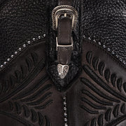 Bota tradicional en piel genuina de pitón para dama Botas y Botines 