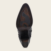 Bota tradicional en piel genuina de pitón para dama Botas y Botines 