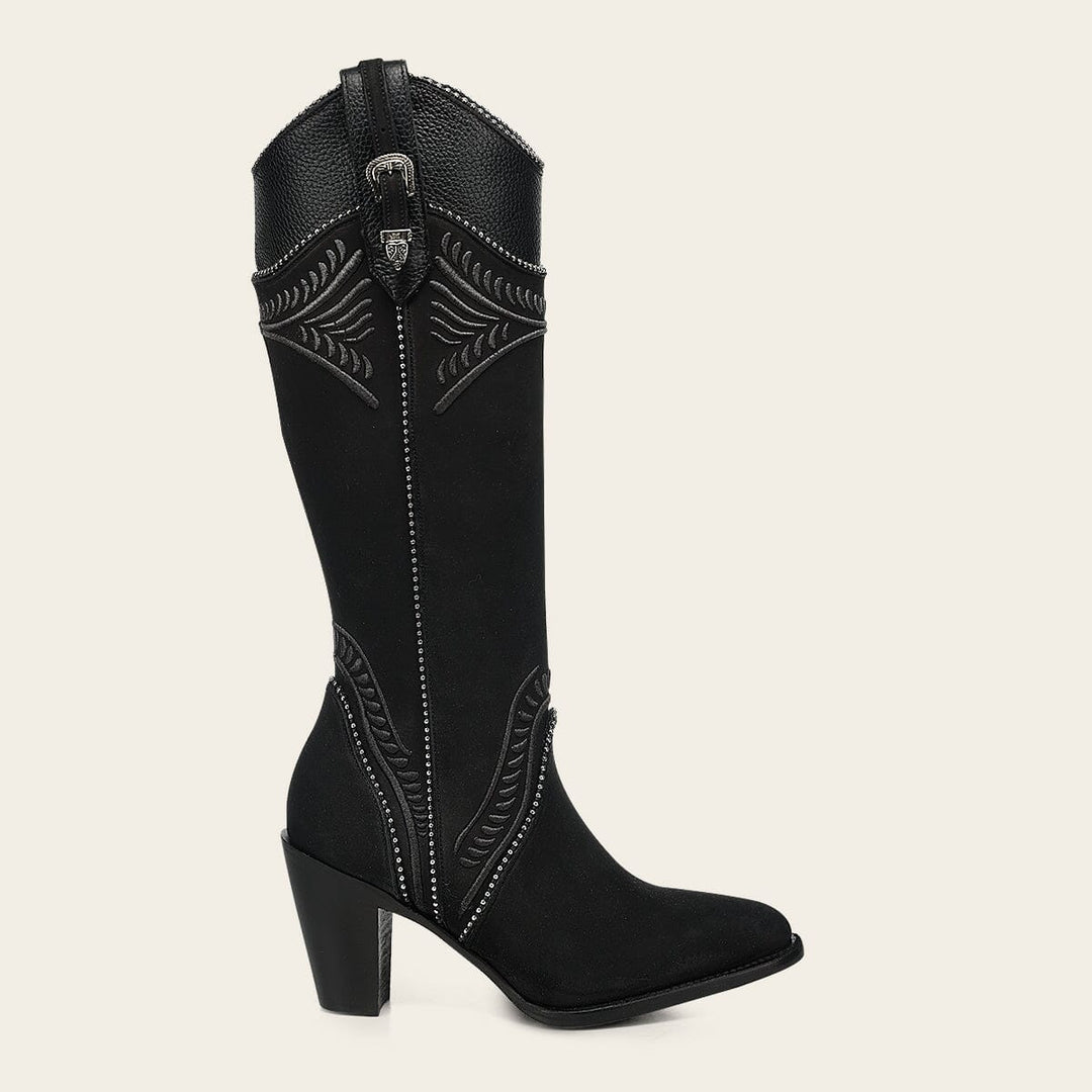 Bota en piel genuina para dama Botas y Botines 