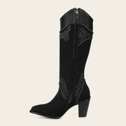 Bota en piel genuina para dama Botas y Botines 