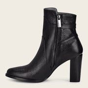 Botín de vestir en piel genuina de venado para dama Botas y Botines 