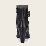 Botín de vestir en piel genuina de venado para dama Botas y Botines 