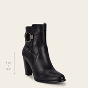 Botín de vestir en piel genuina de venado para dama Botas y Botines 