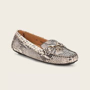 Driver en piel genuina de pitón para dama Zapatos 