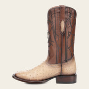 Bota tradicional Orígenes en piel genuina de avestruz para caballero Botas y Botines 