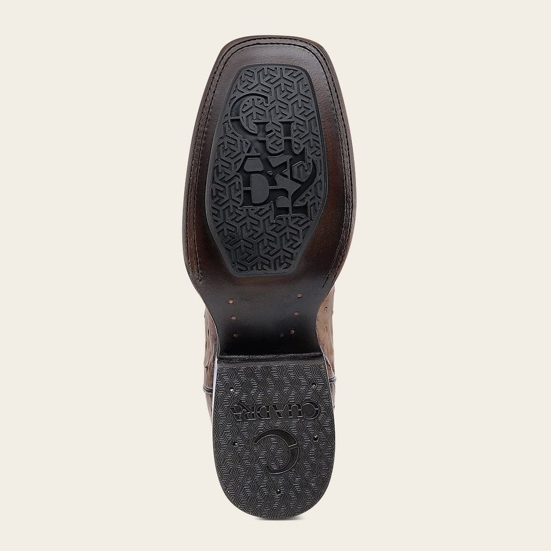 Bota tradicional Orígenes en piel genuina de avestruz para caballero Botas y Botines 