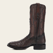 Bota tradicional Orígenes en piel genuina de avestruz para caballero Botas y Botines 