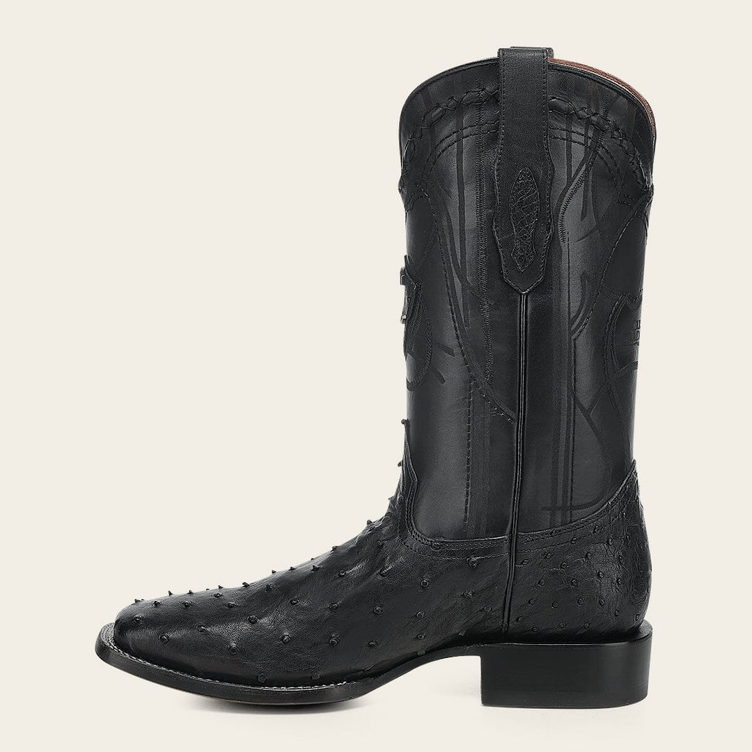 Bota tradicional Orígenes en piel genuina de avestruz para caballero Botas y Botines 