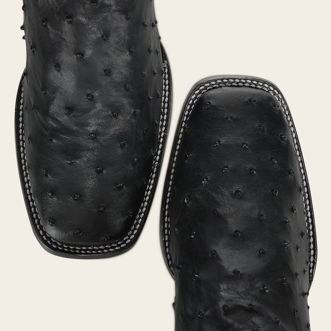 Bota tradicional Orígenes en piel genuina de avestruz para caballero Botas y Botines 