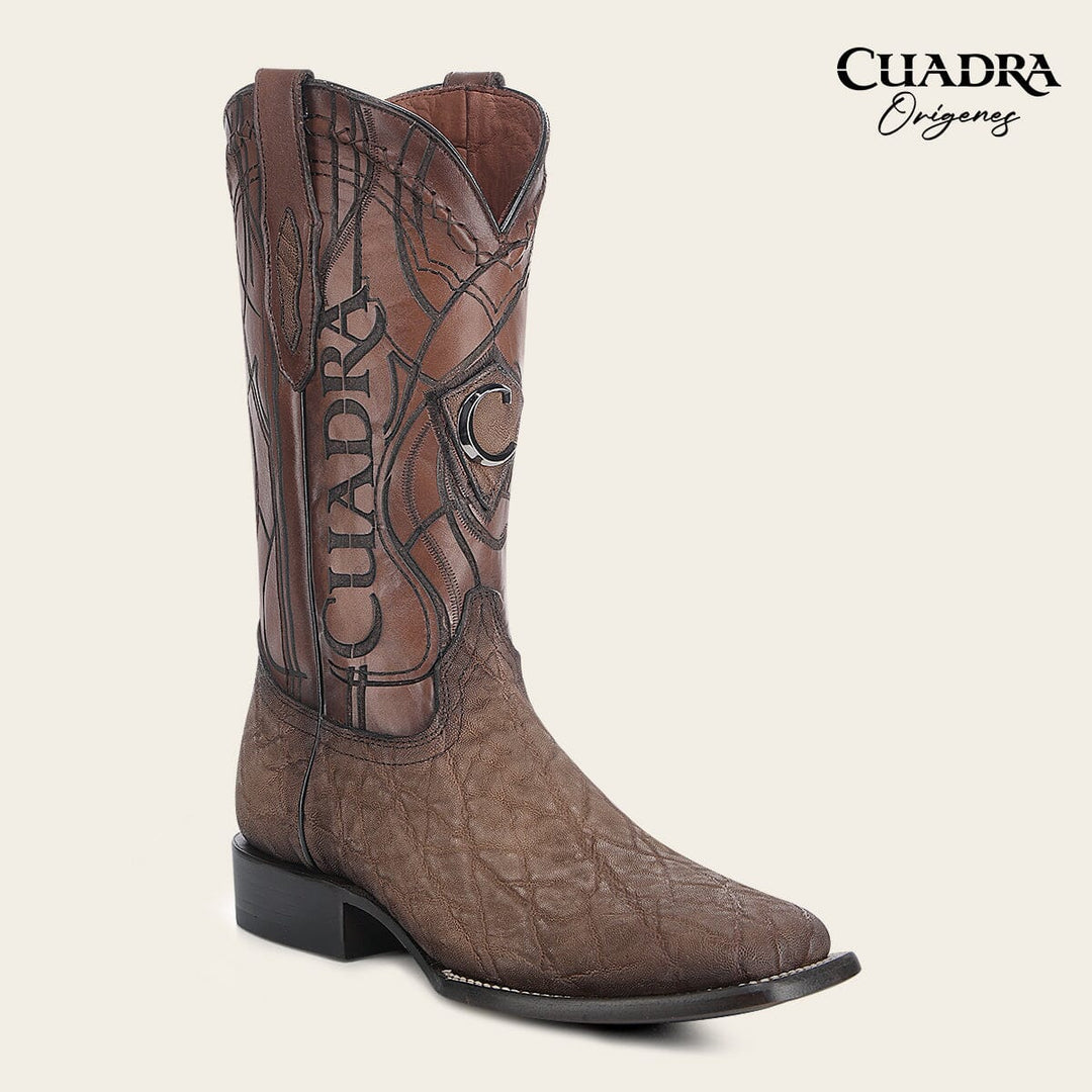 Bota tradicional Orígenes en piel genuina de elefante para caballero Botas y Botines 