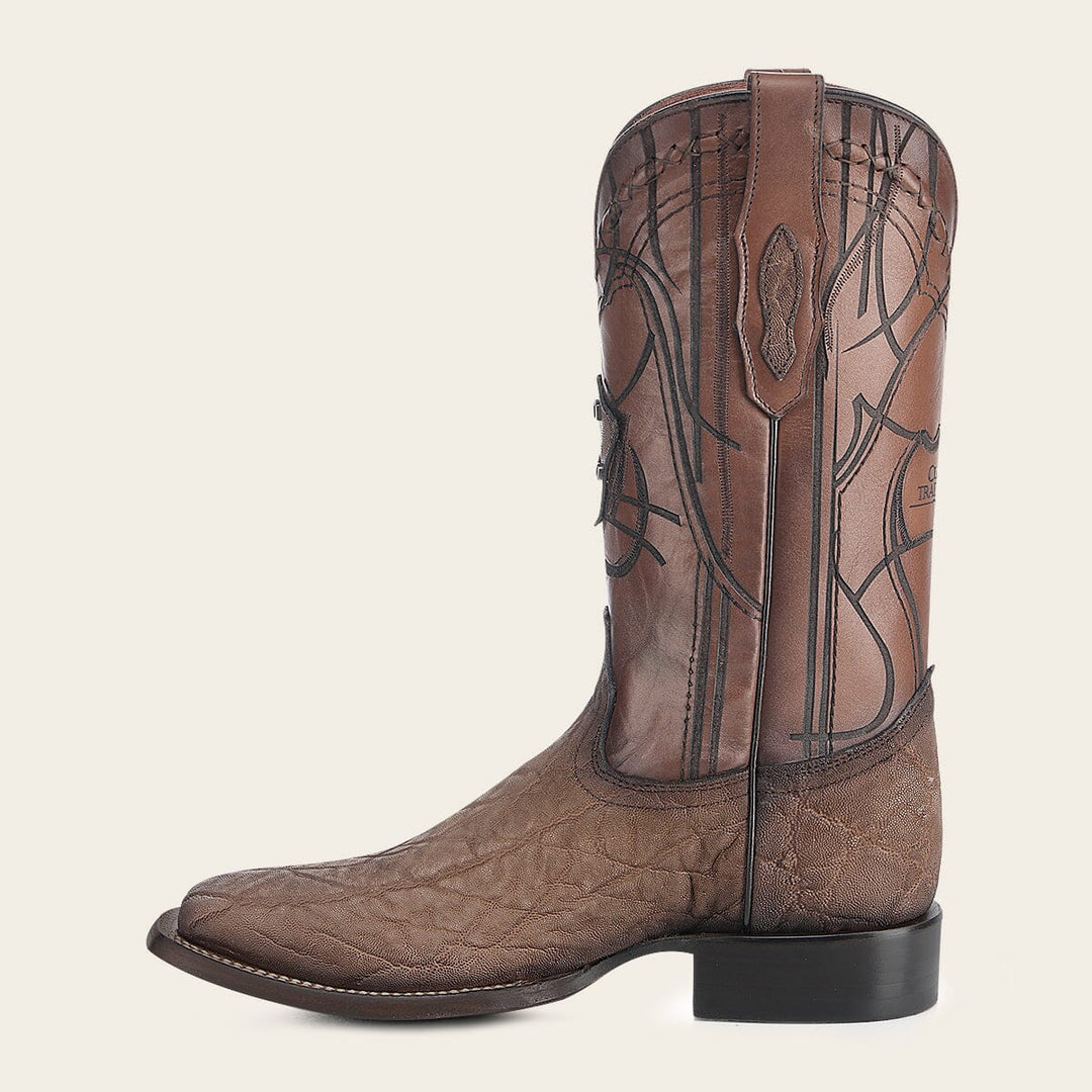 Bota tradicional Orígenes en piel genuina de elefante para caballero Botas y Botines 