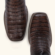 Bota rodeo en piel genuina de fuscus para caballero Botas y Botines 