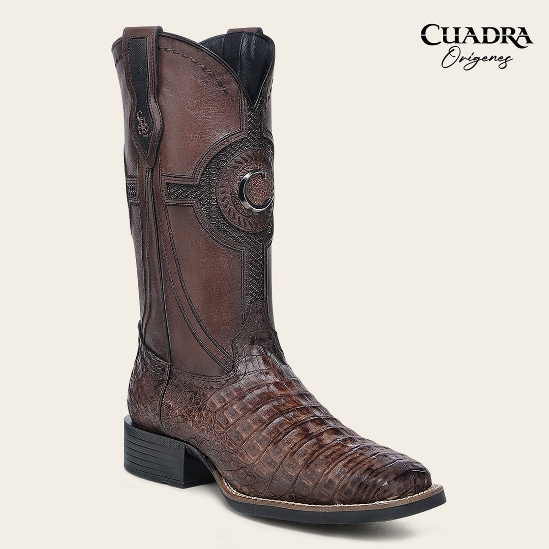 Bota rodeo Orígenes en piel genuina de fuscus para caballero Botas y Botines 