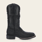 Bota de rodeo en piel genuina de mantarraya para caballero Botas y Botines 
