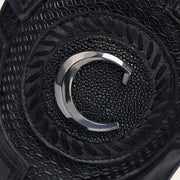 Bota de rodeo en piel genuina de mantarraya para caballero Botas y Botines 