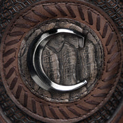 Bota rodeo en piel genuina de pitón para caballero Botas y Botines 