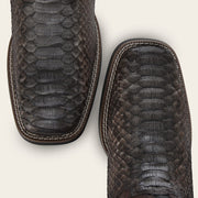 Bota rodeo en piel genuina de pitón para caballero Botas y Botines 