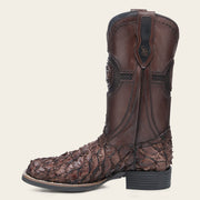 Bota rodeo Orígenes en piel genuina de pirarucú para caballero Botas y Botines 