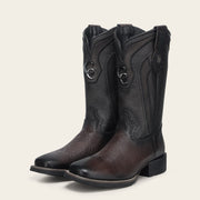 Bota rodeo en piel genuina de bisonte para caballero Botas y Botines 