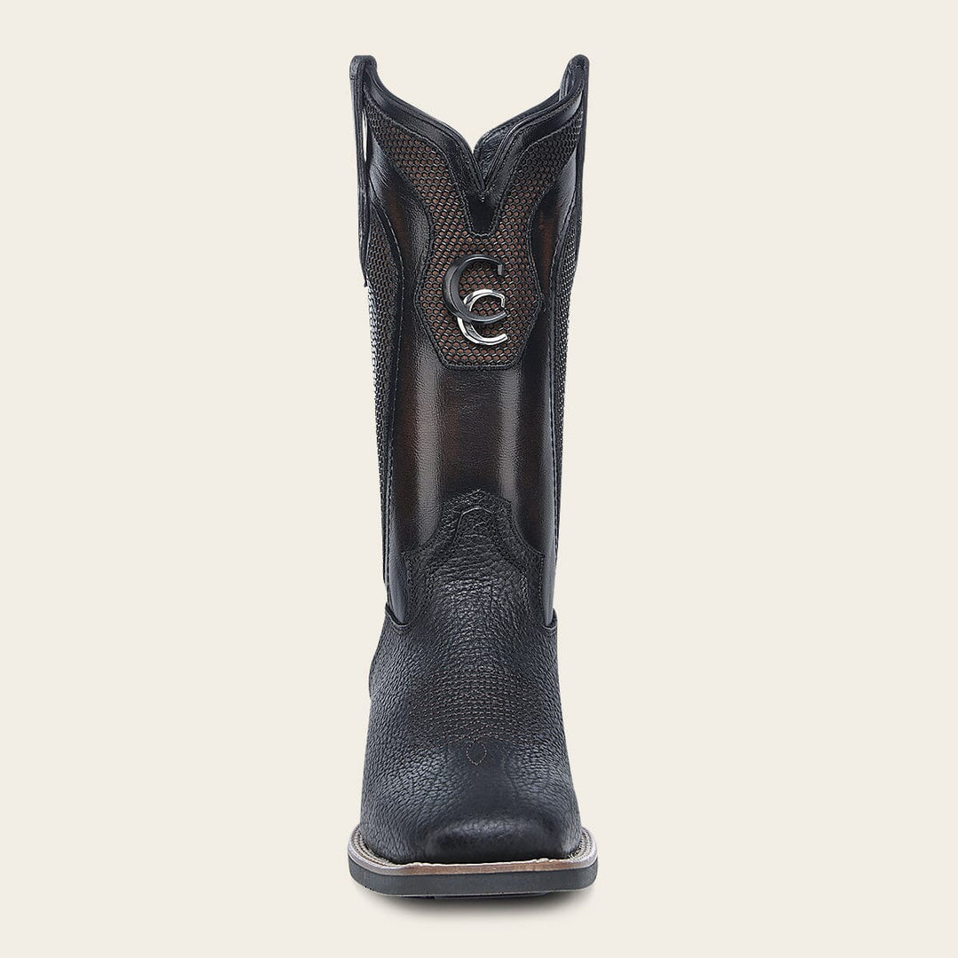 Bota rodeo en piel genuina de bisonte para caballero Botas y Botines 