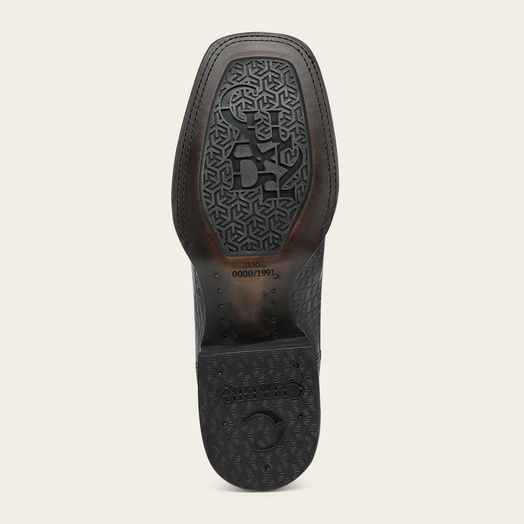 "Edición limitada 35 aniversario" en piel genuina de alligator para caballero