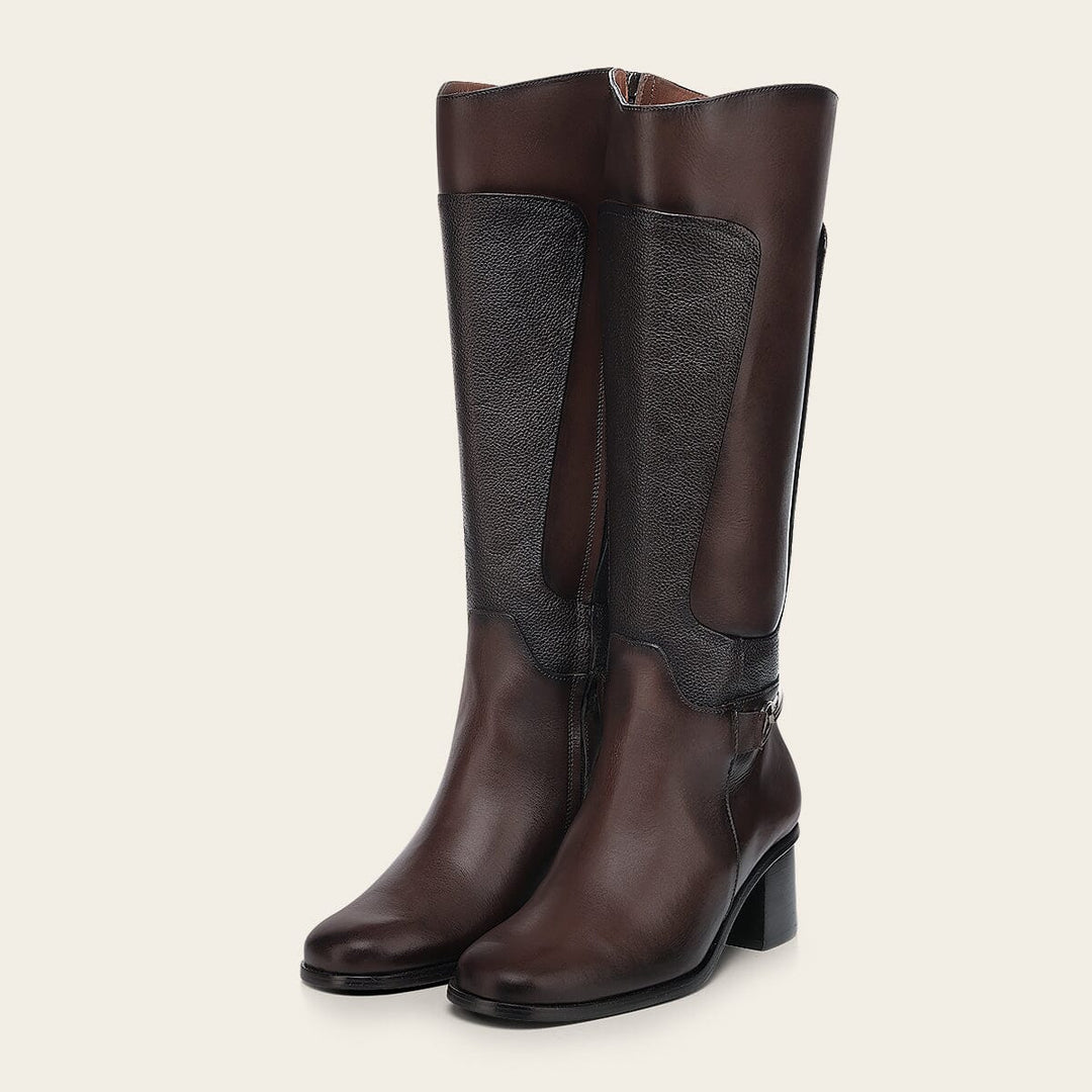 Bota de vestir en piel genuina para dama Botas y Botines 