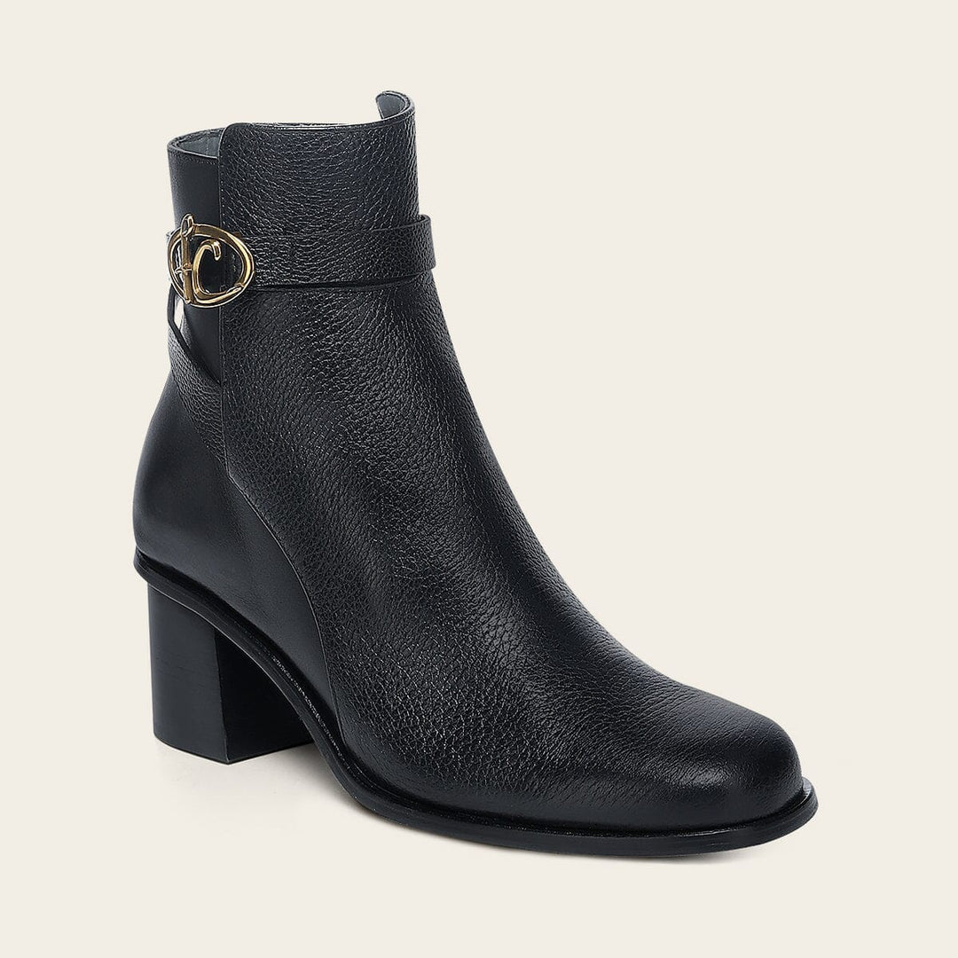 Botín de vestir en piel genuina de venado para dama Botas y Botines 