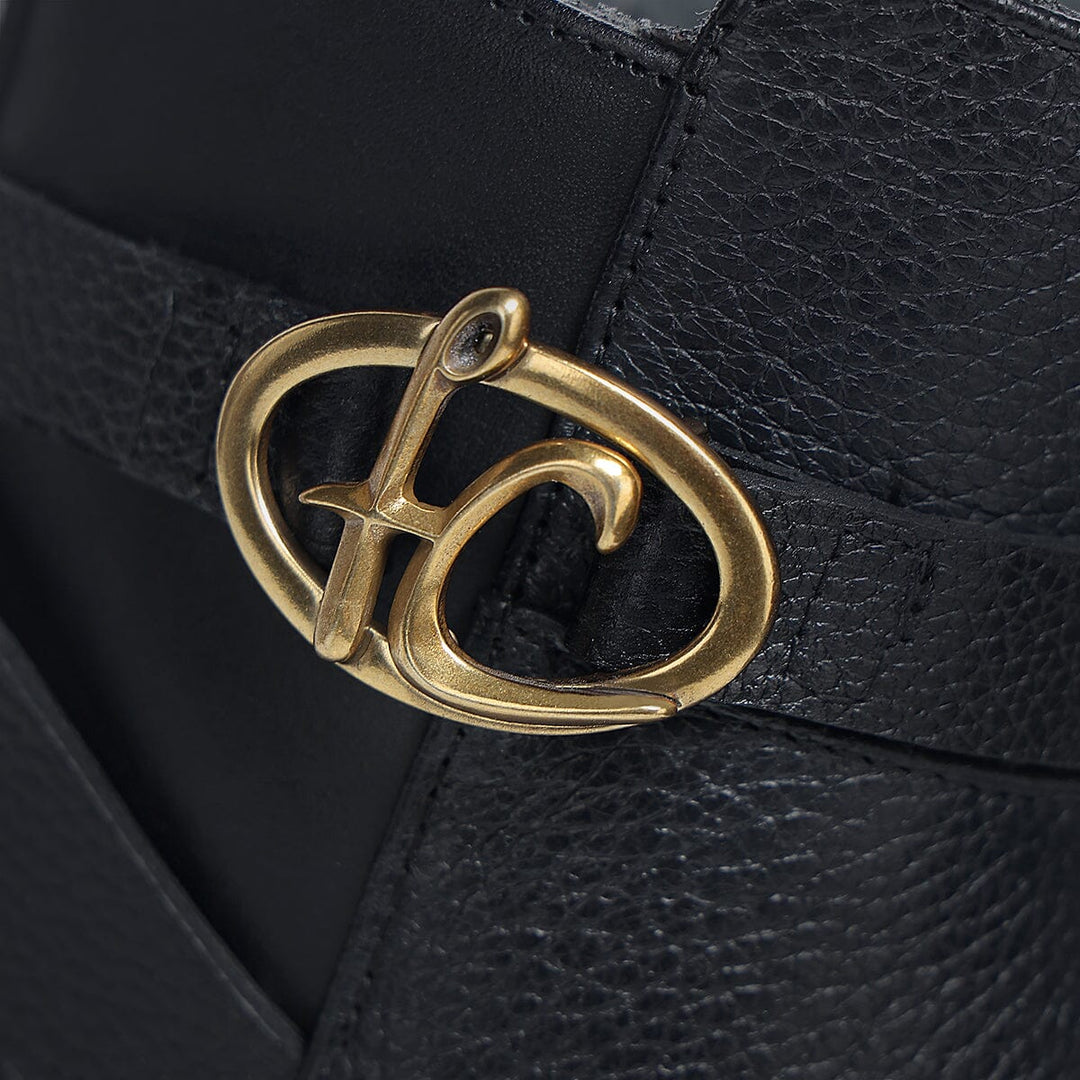 Botín de vestir en piel genuina de venado para dama Botas y Botines 