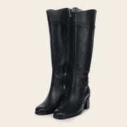 Bota de vestir en piel genuina de pitón para dama Botas y Botines 