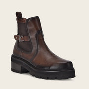 Bota casual en piel genuina de venado para dama Botas y Botines 