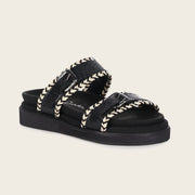 Sandalia en Piel Genuina de Mantarraya para dama Sandalia 