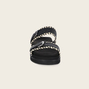 Sandalia en Piel Genuina de Mantarraya para dama Sandalia 