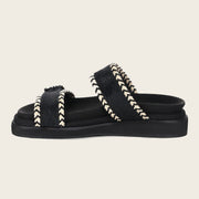 Sandalia en Piel Genuina de Mantarraya para dama Sandalia 