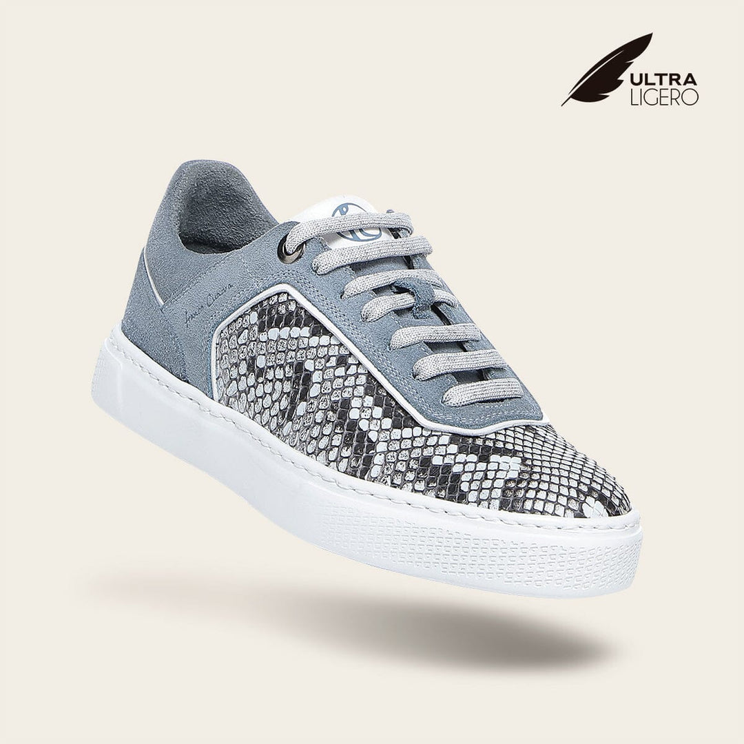 Tenis en piel genuina de pitón para dama Tenis 