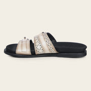 Sandalia en piel genuina para dama Sandalia 