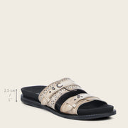 Sandalia en piel genuina para dama Sandalia 