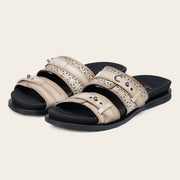 Sandalia en piel genuina para dama Sandalia 