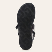 Sandalia en piel genuina de pitón para dama Sandalia 